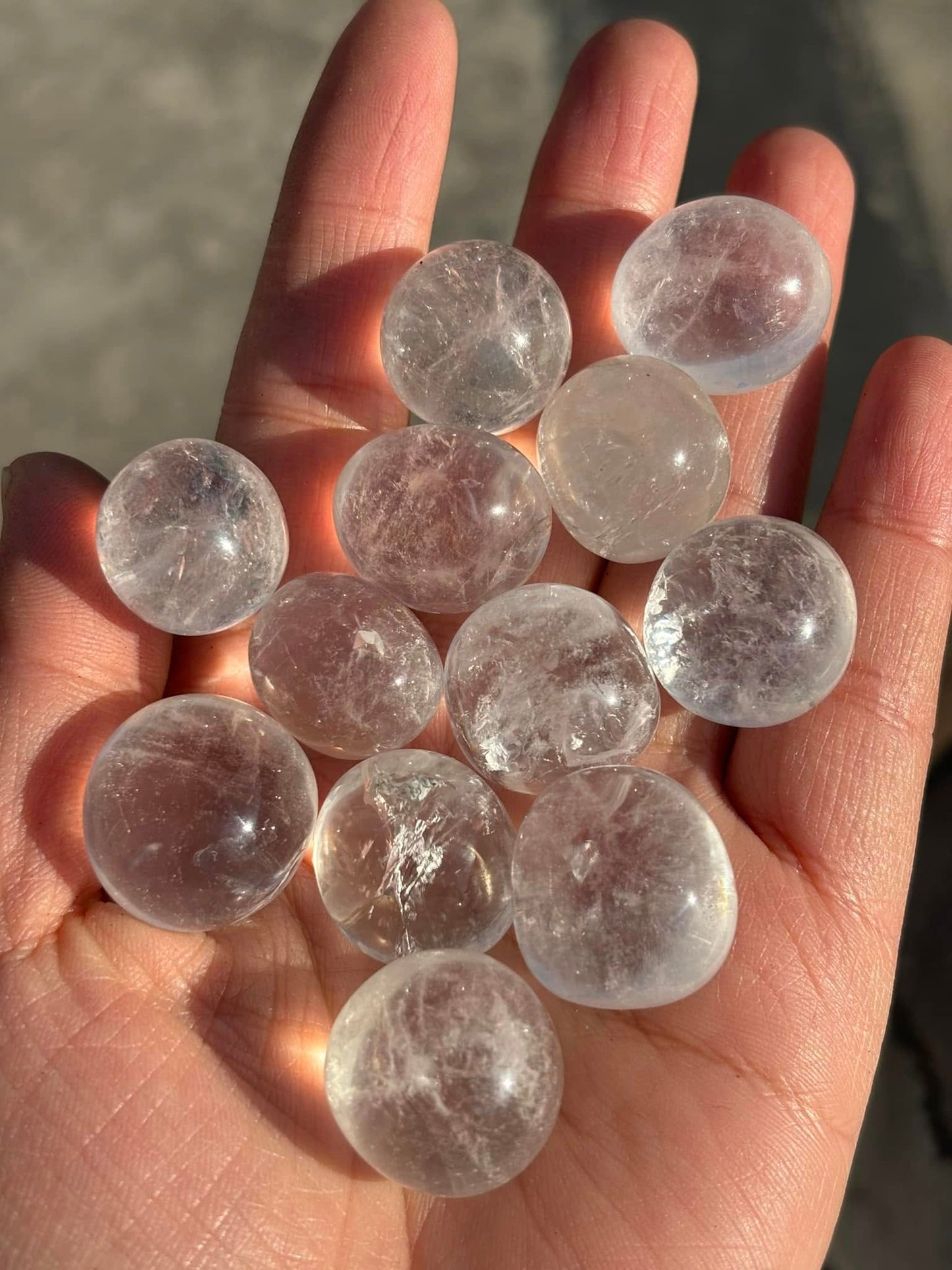 Clear Quartz Tumble Stones | 100g