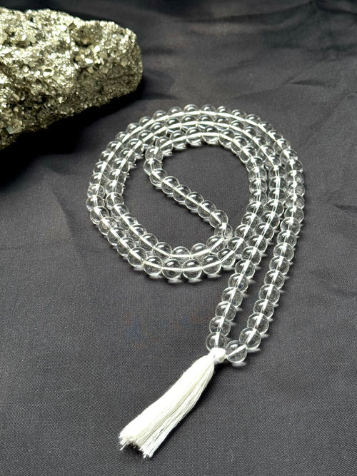 Clear Quartz Mala