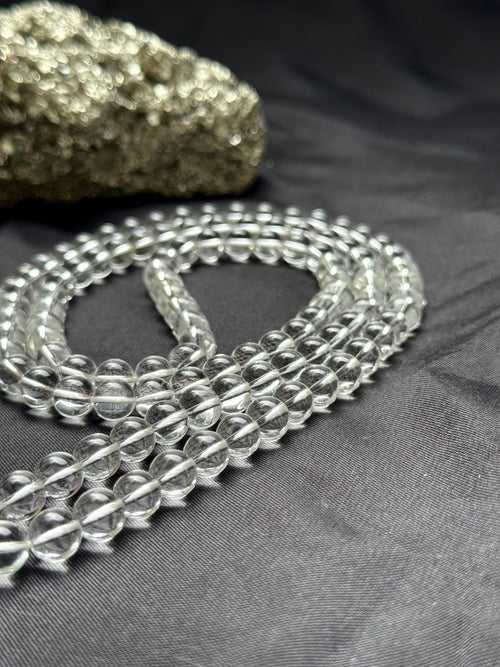 Clear Quartz Mala