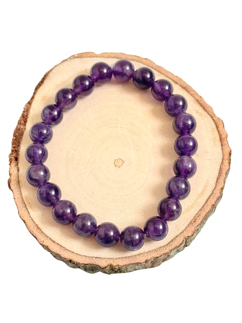 Amethyst Bracelet | Crown Chakra, Healing Properties