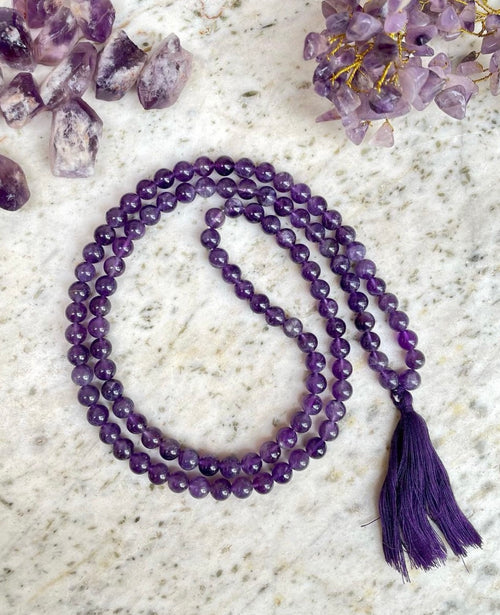 Amethyst Mala | Aquarius, Cancer & Scorpio