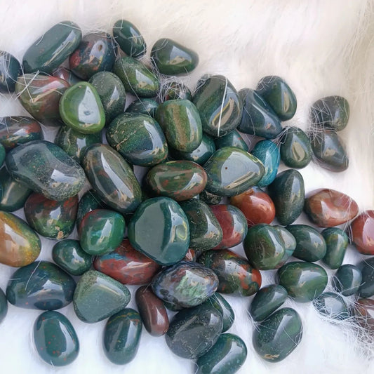 Bloodstone Tumbled Stones | 100g