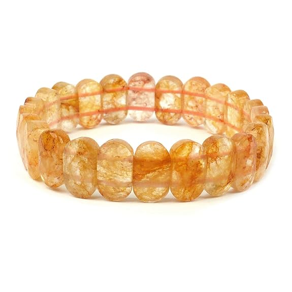 Natural Citrine Bracelet Exotic Bracelet for Wealth