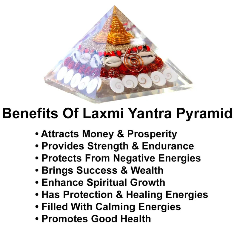 🔺 Gomati Chakra Pyramid with Shree Yantra – Prosperity, Protection & Wealth Energy