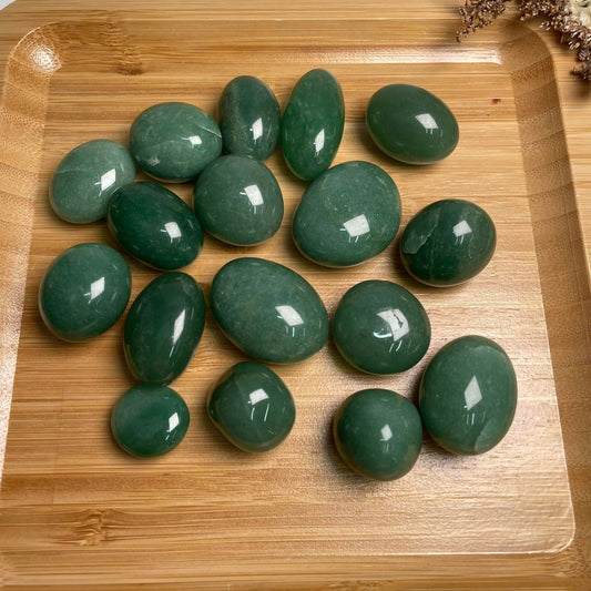 Natural Green Jade Tumble Stone