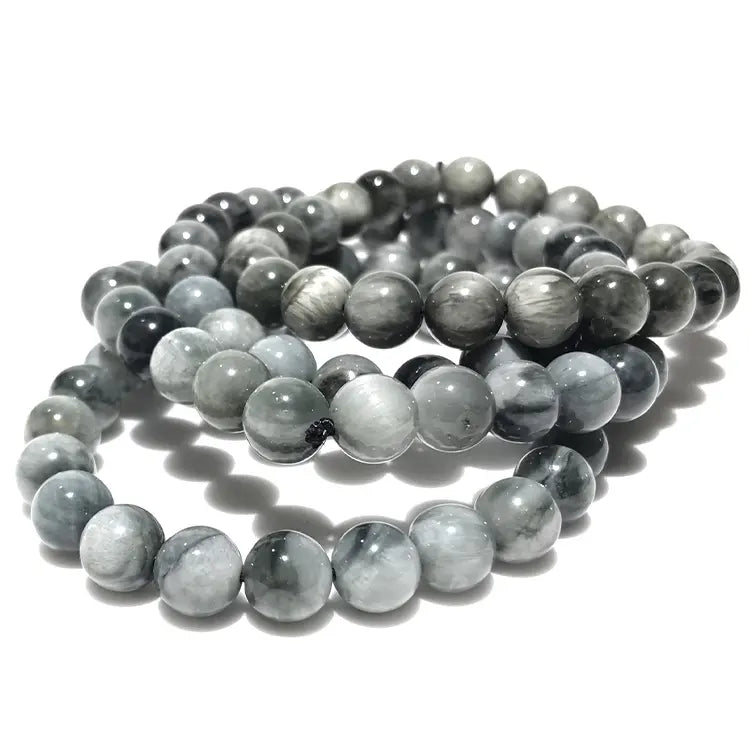 Grey Cat's Eye Bracelet | Focus & Protection