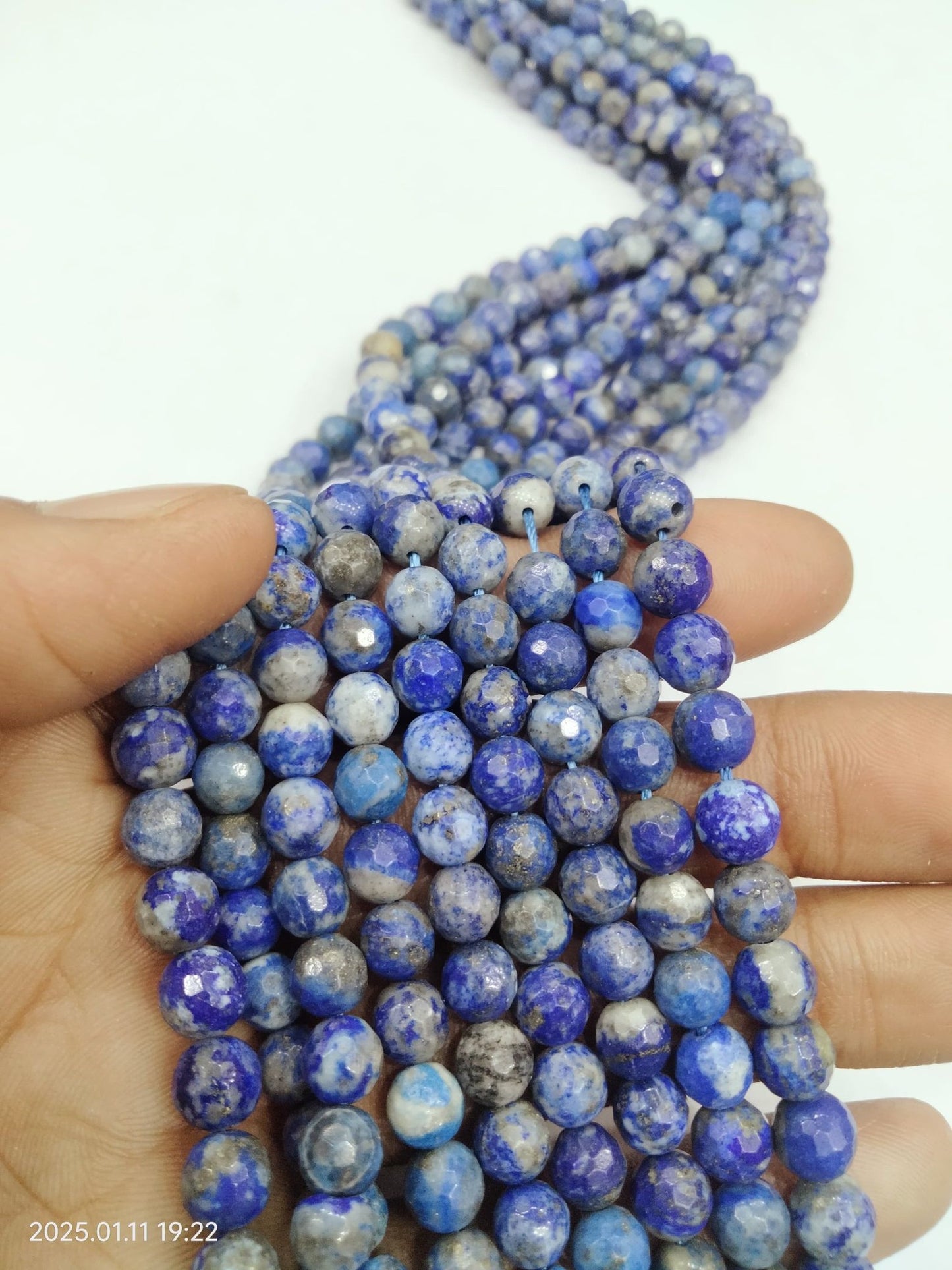 Natural Lapis Lazuli Stone Mala