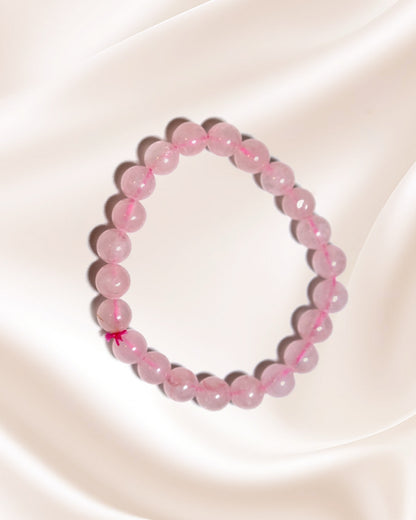 Rose Quartz Bracelet | Love Stone, Attraction, Unconditional Love